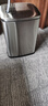 AKBK不锈钢茶水桶垃圾桶茶渣桶储水桶干湿分离茶叶废水桶 12L砂钢银 实拍图