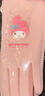 Hello Kitty儿童手套学生户外骑车御寒防风冬季加绒保暖五指5261美乐蒂粉色 实拍图