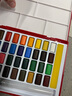 辉柏嘉（Faber-castell）固体水彩36色 固体颜料 水彩颜料 画笔套装 升级版（配自来水笔 吸水海绵条）576036美术写生 实拍图