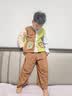 汪汪队立大功儿童家居服套装春秋长袖款男女童纯棉开衫睡衣夏季空调服咖色 120 实拍图