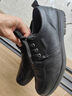 海澜之家HLA皮鞋男商务休闲秋冬正装德比鞋子HAAPXM4EBH268 黑色加绒款41 实拍图