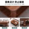 小匠材实木茶几客厅家用现代简约办公室桌小户型新中式茶桌 胡桃双层100 实拍图