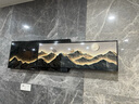 俏董婆现代轻奢客厅沙发背景墙装饰画2025新款叠加画极简高级感挂画 01款-背有靠山 总长150【晶瓷+铝合金框】 实拍图
