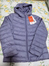 鸭鸭（YAYA）2023年秋冬轻薄羽绒服女短款百搭连帽保暖外套 紫色 M  实拍图