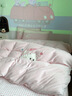 苏萱少女心KT猫牛奶绒床上四件套冬季加厚珊瑚绒被套床单人儿童三件套 天使Kitty猫-桃粉芝士黄 1.8m 床单款 四件套-被套200x230cm 实拍图