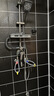 布莱达家用增压明装淋浴花洒套装精铜洗澡浴霸花晒喷头明管明接莲蓬头 【免费安装】黑色-明装三档-精铜龙头主体 实拍图