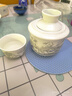 陶瓷温酒器酒杯烫酒壶家用加热酒壶热酒神器分酒器黄酒杯酒具套装 雪景(三两) 实拍图