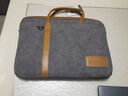 ACE COAT手提电脑包适用苹果联想华为华硕笔记本商务男女公文包会议包通勤 深灰色 14英寸 实拍图