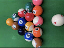 新动力高品质桌球57mm台球子花式九球黑八水晶球树脂球母球声音清脆台球 实拍图