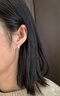 Lnieer999足银素圈耳环女耳扣小众设计2025新款爆款耳钉养耳洞耳圈耳饰 1对999足银耳圈【12mm】 实拍图