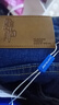 真维斯（Jeanswest）王一博代言牛仔裤男春秋季新款舒适修身直筒高端潮牌休闲长裤子男 深蓝【春款】 29 码(2尺2) 实拍图