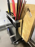 鼎珈派德国不锈钢刀架壁挂式厨房用品菜刀筷子菜板刀具收纳置物架子一体 砂银桌面款【304食品级】 实拍图