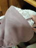 都市丽人内衣女无钢圈蕾丝文胸薄款透气天然乳胶棉全罩杯大胸显小2B23A8 实拍图