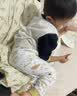 欧孕（OUYUN）全棉保暖内衣套装宝宝秋衣护肚春秋四季可用秋冬 小兔与熊 110 cm【建议身高105cm-115cm】 实拍图