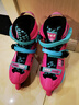 米高 轮滑鞋儿童SC6溜冰鞋男女高端平花鞋初学全套装锁轮旱冰鞋 SC6粉色鞋一双 L （37-40） 实拍图