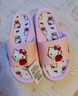 三丽鸥美乐蒂儿童凉拖鞋夏季女童室内洗澡防滑宝宝家居男童一字拖 粉色凯蒂猫 36/37【内长约22.5cm】 实拍图