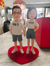 陶泥所好3D真人手办人物玩偶摆件人像照片泥人定制圣诞礼物老公结婚纪念日 支持定制18~30厘米 实拍图