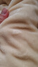 南极人（Nanjiren）牛奶绒被套200x230cm单件冬季加绒加厚1.5被罩珊瑚绒法兰绒被子套 提花包边-芽绿【双面加绒】 200x230cm-单被套 实拍图