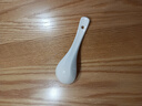 美厨（maxcook）饭勺汤勺 陶瓷勺餐勺汤匙勺子调羹 5.5英寸6个装 纯白款MCCU5169 实拍图