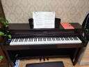 雅马哈P145电钢琴（P48升级款）初学88键重锤电子钢琴专业成人键盘便携 P145B+原装木架+单踏板+官方标配 实拍图