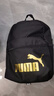 彪马（PUMA）轻便旅游通勤大容量双肩包男女款大学生书包电脑包075487 黑色-金色-49 OSFA/均码 实拍图