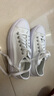 匡威（Converse）厚底鞋女鞋新款70S低帮帆布鞋松糕鞋云朵Move增高硫化鞋小个子 570257C 经典白 36 /5.5 实拍图