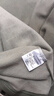 名创优品（MINISO）桑蚕丝打底衫男秋冬加绒加厚半高领内搭男生含羊毛双面绒长袖t恤 灰绿 L /175(体重120-140斤) 实拍图