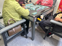 如喜【扑克麻将机一体机】全自动餐桌家两用杀菌除湿低音电动一键降噪 36小蛮腰【超薄低音旋风6.0】包安装-仿玉-粉绒-草莓粉 麻将牌型号大小，请联系客服 实拍图