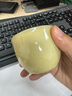 真迹汝窑品茗杯开片可养主人杯大容量陶瓷杯单杯米黄茶杯功夫茶具配件 米黄汝窑水缸杯 实拍图