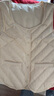 雅鹿新款轻薄羽绒服马甲女短款秋冬修身保暖坎肩马夹显瘦鸭绒内穿背心 象牙白 L /165建议100-110斤 实拍图