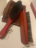 泰洁亮马鬃毛刷实木软毛刷马毛鞋刷擦皮鞋油刷绒皮刷抛光刷衣刷擦鞋工具 1把大号刷+1把长柄刷+2抛光布 实拍图