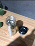 富光拾喜玻璃杯大容量茶水分离杯大号双层加厚茶杯男女户外杯便携大容量水 本色 1000ml 实拍图