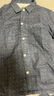 无印良品 MUJI 女式无侧缝双层纱织睡衣纯棉全棉 FDA20C1A 女士家居服套装 藏青色X图案 S-M 实拍图