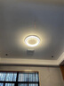 美莎拉帝现代简约水晶客厅吸顶灯高级感餐厅灯智能全光谱护眼卧室吸顶灯具 150W 全光谱+直径60CM 适用20㎡内 实拍图