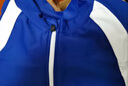 李宁（LI-NING）连体儿童泳衣男童亲子宝宝学生中大童小童女孩游泳衣362深蓝色160 实拍图