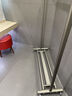 宾太晾衣架落地单杆铝合金衣帽架阳台挂衣架卧室衣服架子晒被架 加粗加厚-1.2米升降+伸缩-香槟灰 实拍图