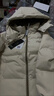 雅鹿蓄热短款羽绒服女冬季2025新款拆卸连帽户外运动休闲保暖加厚外套 燕麦色  A款 M (160) 推荐105-115斤 实拍图