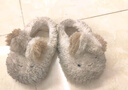 幸福玛丽（Cheerful Mario）儿童棉拖鞋冬季宝宝家居棉鞋男童女童冬款小孩可爱兔子包跟毛拖鞋 实拍图