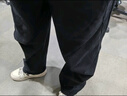 Foss Phil春夏季纯棉工装休闲裤子男宽松阔腿透气伞兵冲锋裤FPK27黑2XL 实拍图