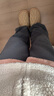 JEANSWEST LIFE真维斯加绒裤男秋冬季双面摇粒绒直筒休闲裤保暖男士防寒束脚裤子 实拍图