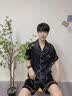 俞兆林男士睡衣冰丝夏季薄款短袖短裤男生休闲家居服新款高级感26年新款 NSJYI-2191 【凉感亲肤透气】 3XL （建议160-180斤） 实拍图