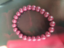 2025蛇年本命年朱砂手串正品男款女士高含量紫金砂单圈转运珠手链 8mm朱砂手串【附鉴定证书】 实拍图