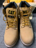 CAT卡特经典大黄靴马丁靴男士牛皮钢头防撞固特异耐磨高帮鞋P89162 黄色 43 实拍图