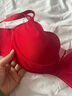 安莉芳宋轶同款玫瑰舒挺杯小胸聚拢显大内衣无钢圈文胸 红色RED 80B  实拍图