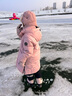 迪卡侬儿童雪地靴防水防滑棉靴软萌粉37码4330434 实拍图