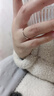 GLTEN莫比乌斯足银情侣一对戒指女生日礼物求订结婚纪念日送女朋友老婆 莫比乌斯对戒-999足银 实拍图