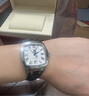 依波路（ERNEST BOREL）瑞表情侣全自动机械原装进口方盘腕表传奇系列送老公 37MM皮带白面蓝针【中国限定款】 37mm 实拍图