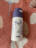 膳魔师（THERMOS）吸管保温杯400毫升男女士316保冷水杯子TCMI-400S-GP(青花II) 实拍图