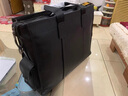 COWLEY KELLER商务公文包男士手提包头层牛皮大容量电脑包时尚通勤单肩包斜挎包 黑色【有侧袋】 小号14寸 37*12*26cm 实拍图