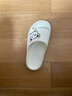 安尚芬 夏季凉拖鞋女居家可爱卡通EVA轻柔踩屎感浴室户外耐磨情侣拖鞋男 白色 38-39 (245mm) 适合37-38 实拍图